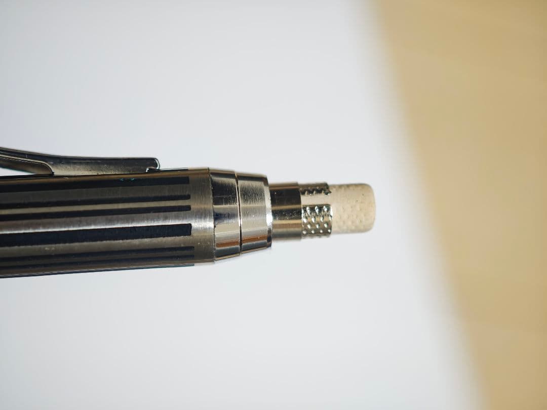 Newman　スーパー5　廃盤シャープペンシル　ストライプ　蝕刻　ニューマン