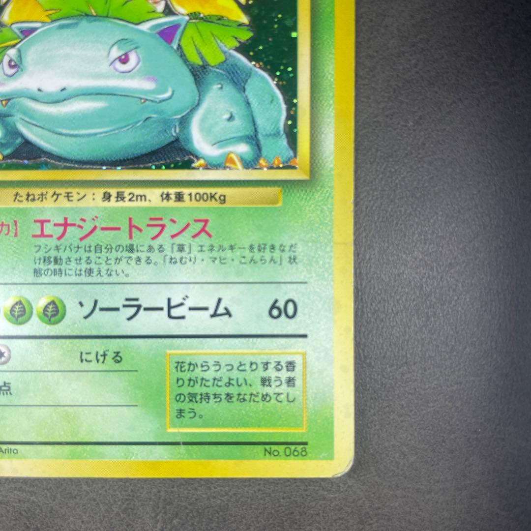 初期フシギバナ　エラーカード　星なし　旧裏　ポケモンカード