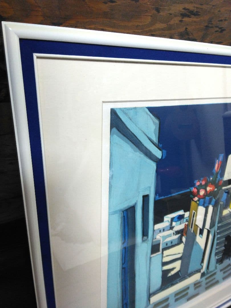 リトグラフ　ジャン・クロード・キリチ フランス　自筆サイン　限定　高級　額縁