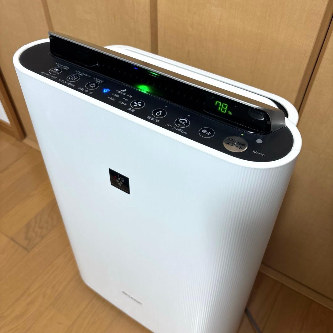 SHARP シャープ　加湿空気清浄機⭐︎2021年製⭐︎KC-F70-W