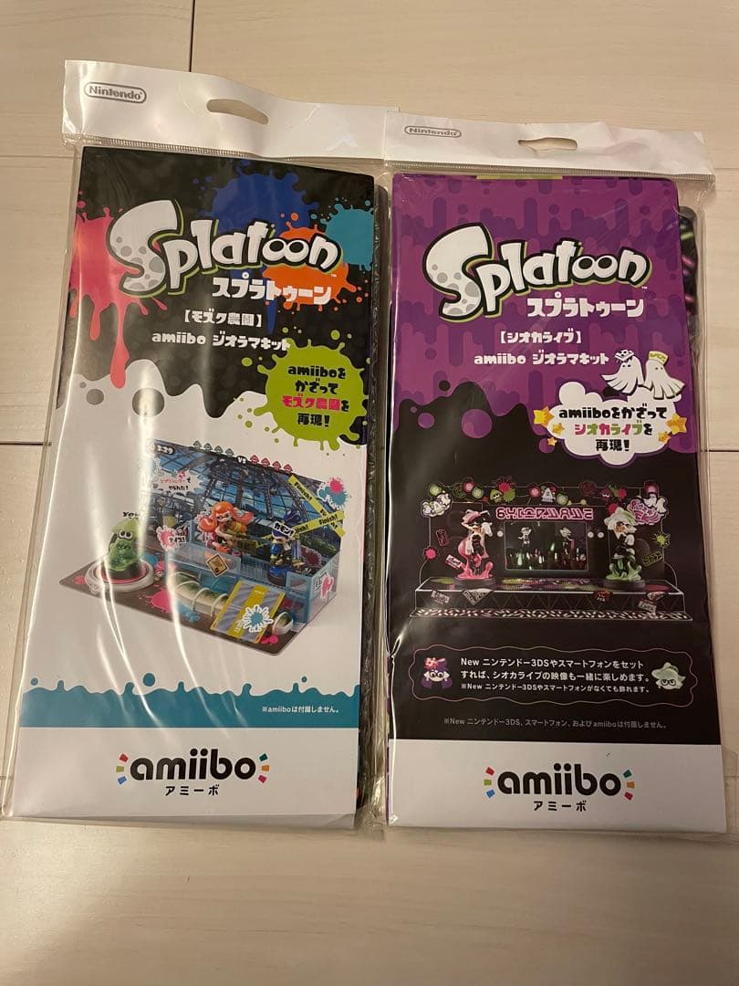 スプラトゥーンamiibo 全種19種類　美品　コンプリート　ジオラマキット２種
