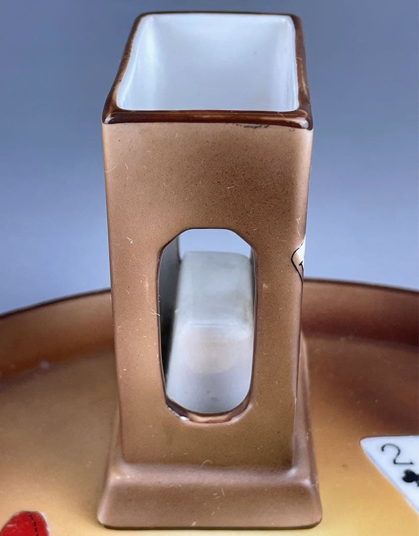 【希少】オールドノリタケ トランプ紋 タバコ入れ マッチホルダー トレイ