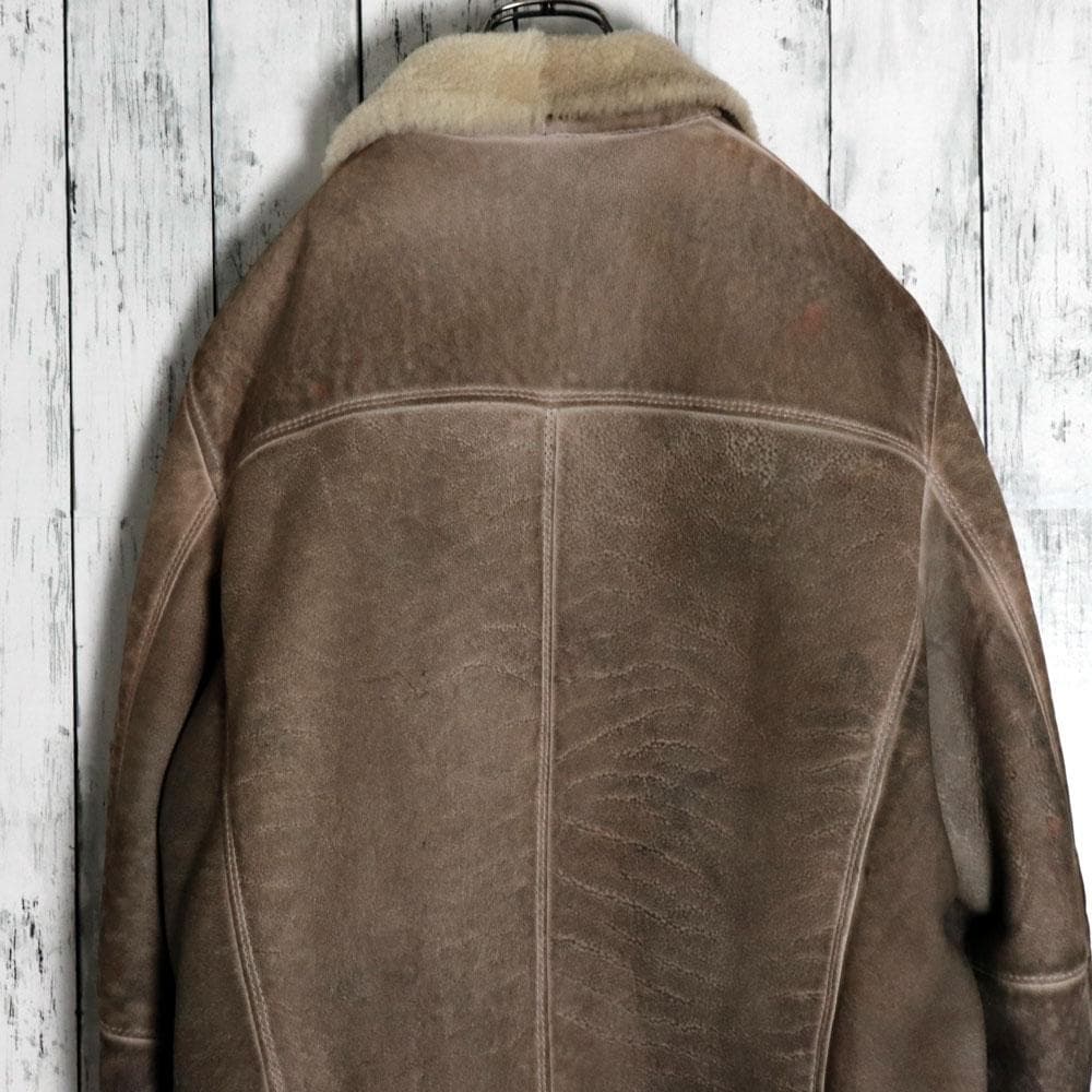 超レア GMS-75 ジモス イタリア製 リアルムートンライダースジャケット