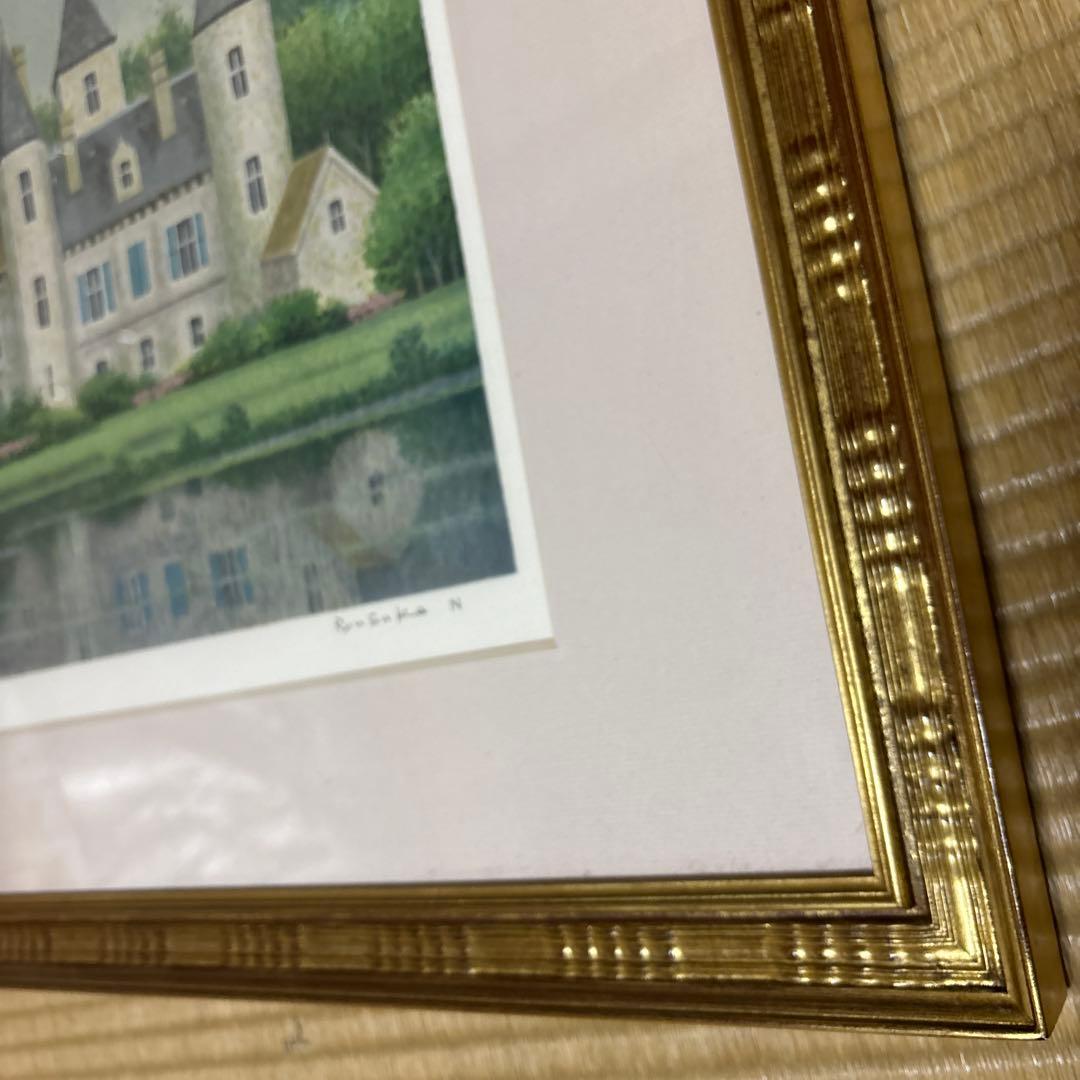 西村龍介　オリジナル リトグラフ　静日