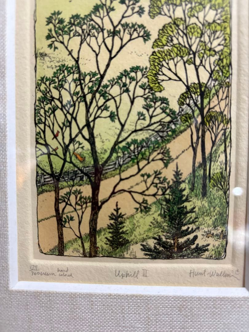 S.HUNT.WULKOWICZ スーザン・ハント・ウォルコッツ　手彩色銅版画