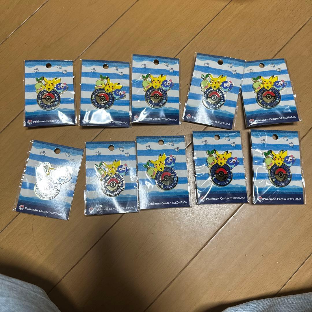 ポケモンセンター 横浜 ロゴピンズ ピカチュウ　YOKOHAMA 10個