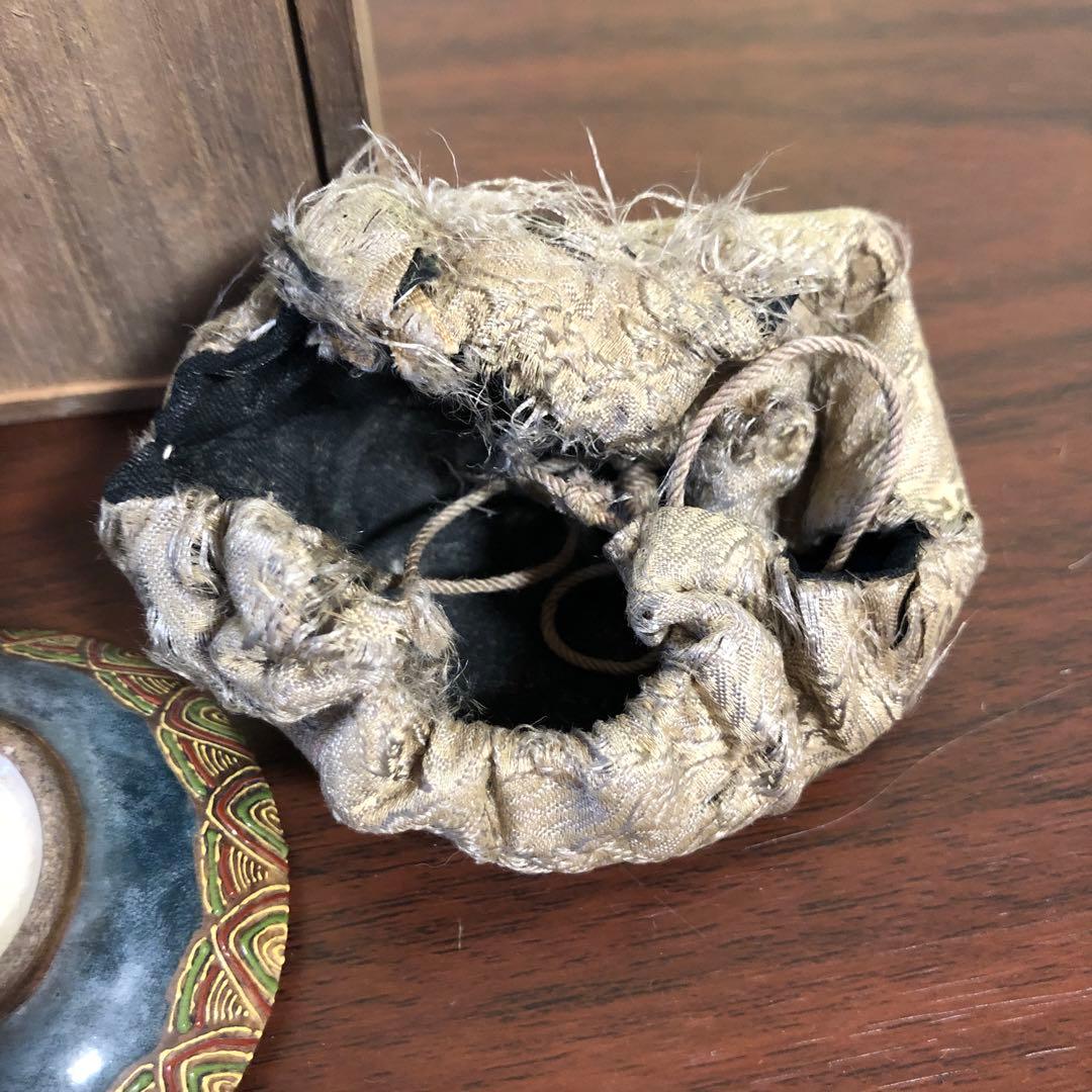 金襴手　古薩摩　沈壽官　壽官造　香合