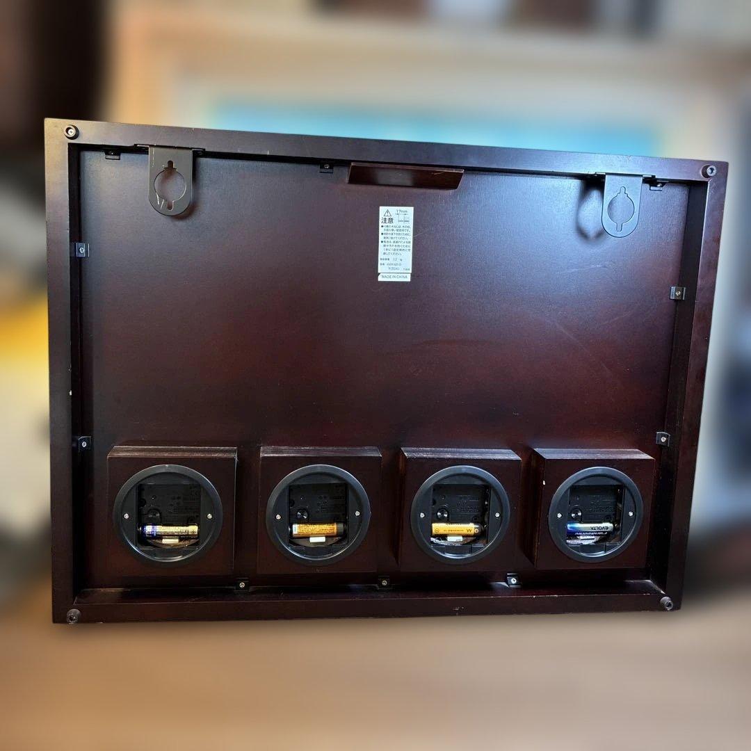 美品希少　CITIZEN シチズン ワールドタイムクロック 世界時計 掛け時計