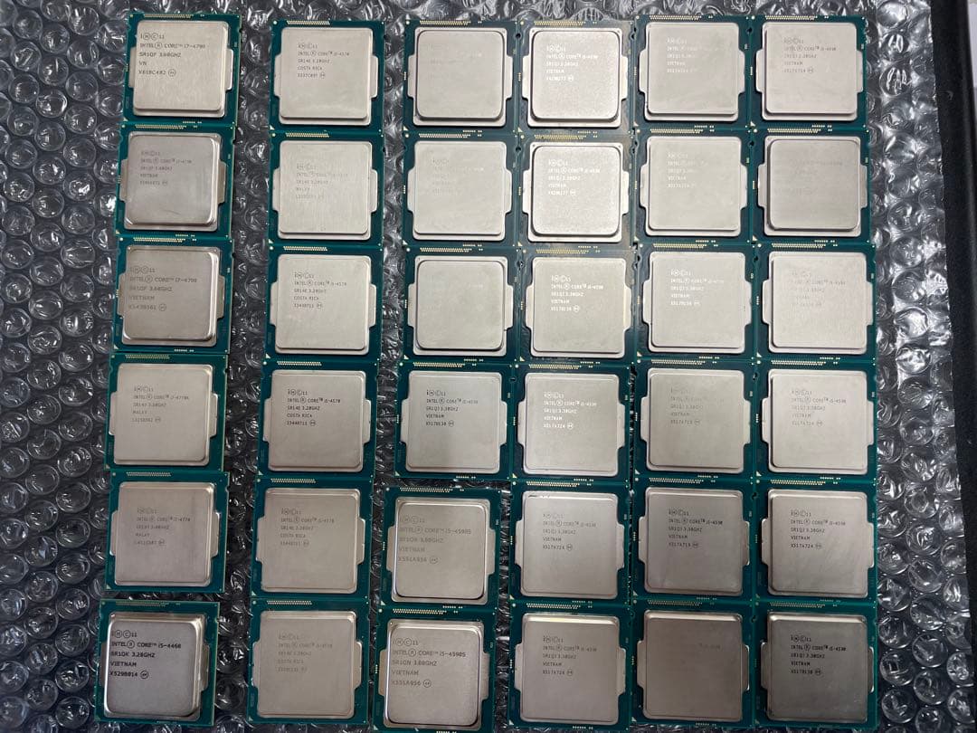 Intel cpu 36個セット