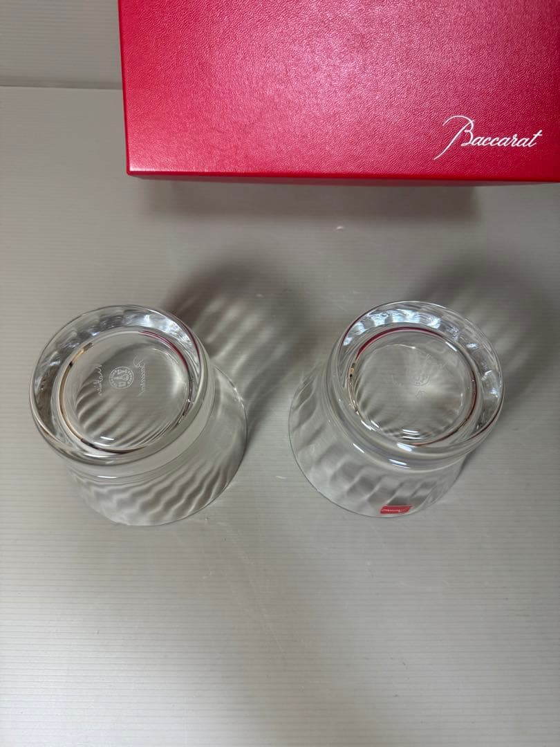 2158 バカラ　ペアグラス　未使用
