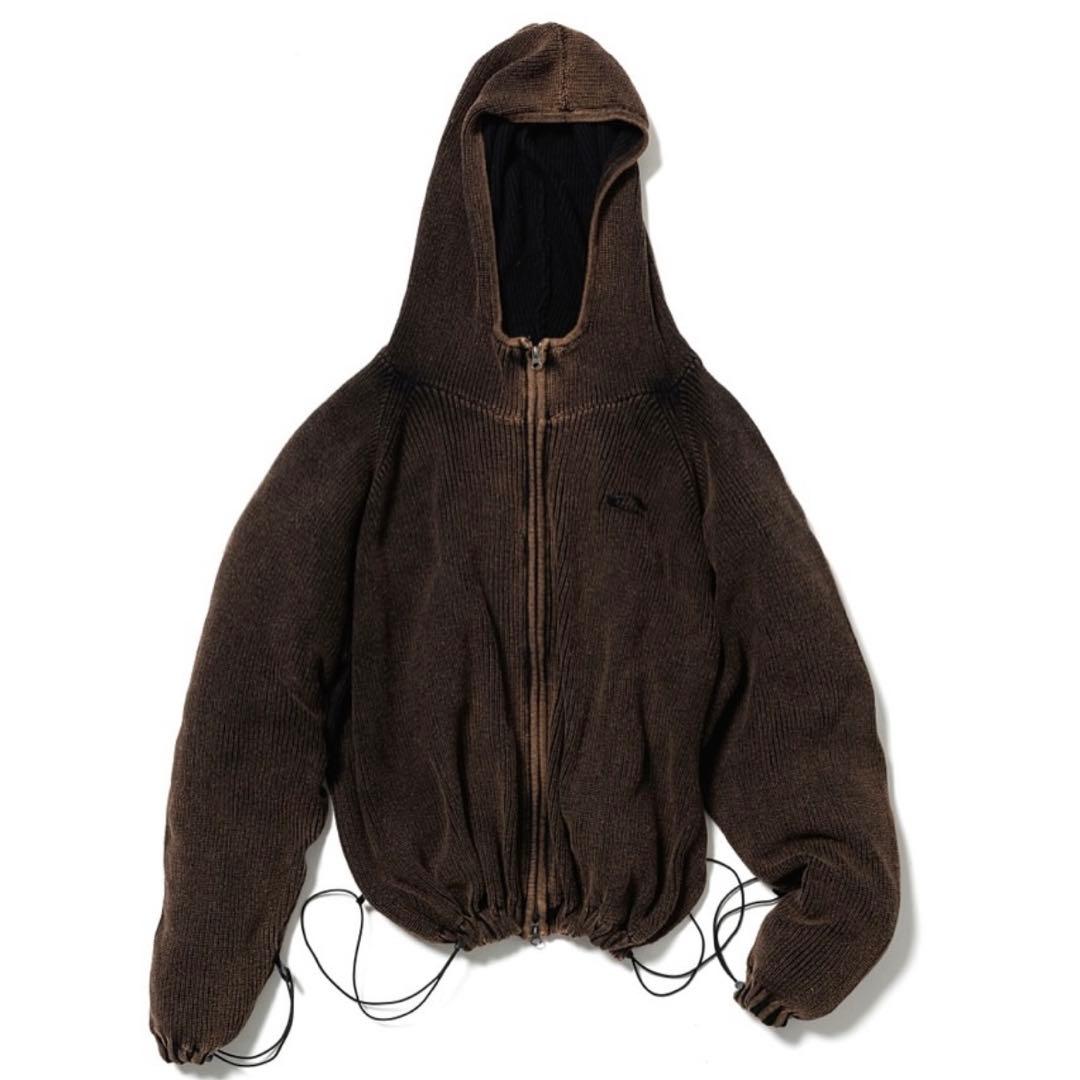 cpg fs F-LAGSTUF- フラグスタフ knit dye jacket