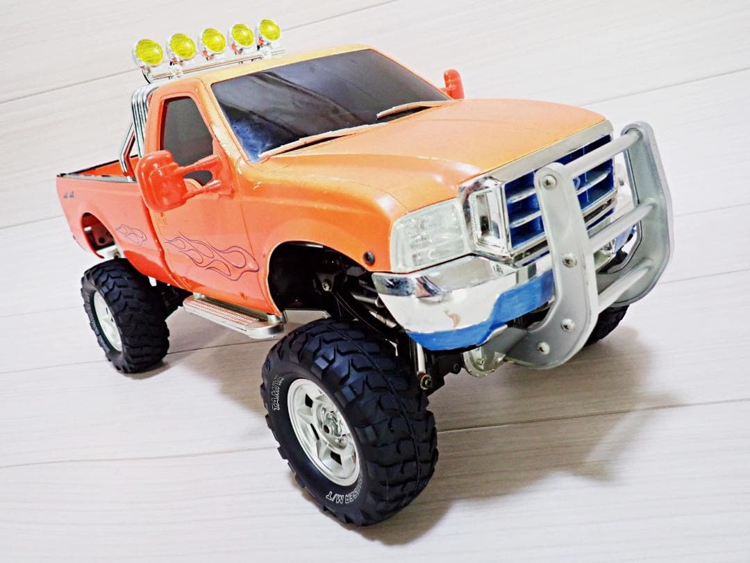 即走行可能 1/10 タミヤ フルセット フォード F-350 ハイリフト