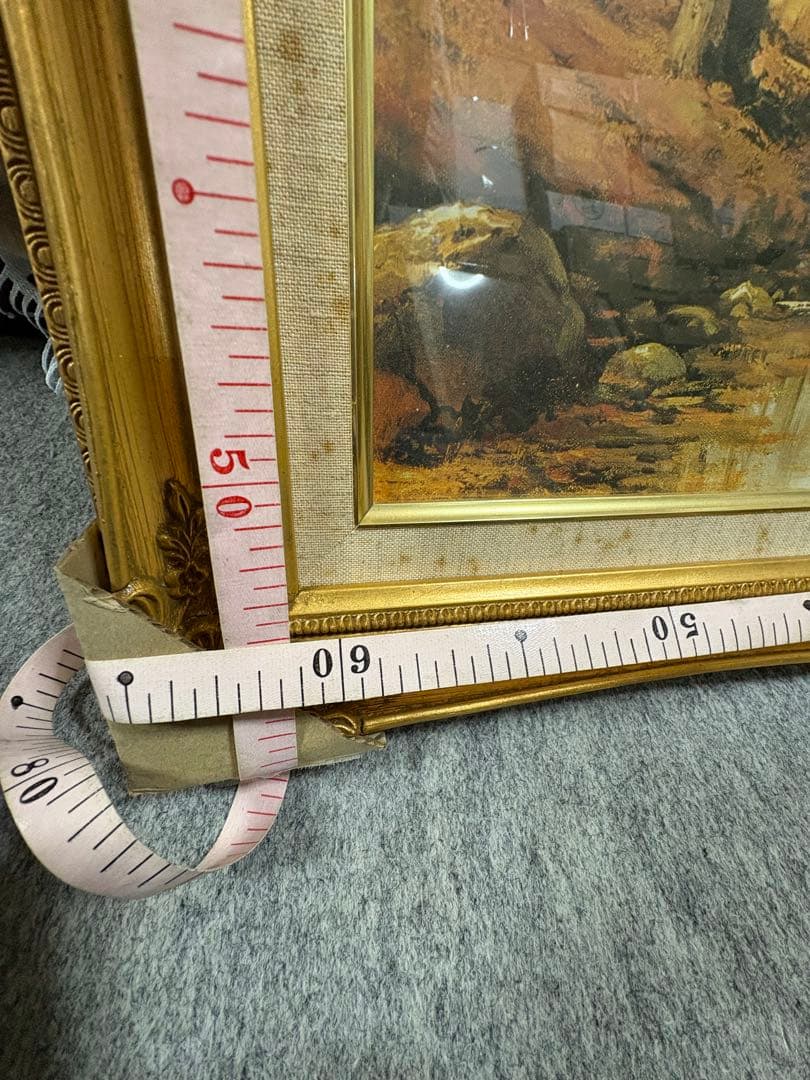 油絵　ロバートウッド　10月の朝