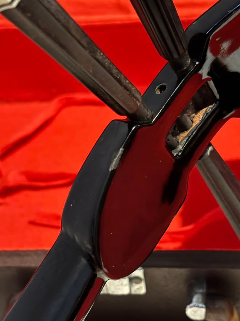 ※ラストです　旅を重ねた三線昭和六十一年贈沖縄三線黒木真壁型本皮張傷あり現状販売