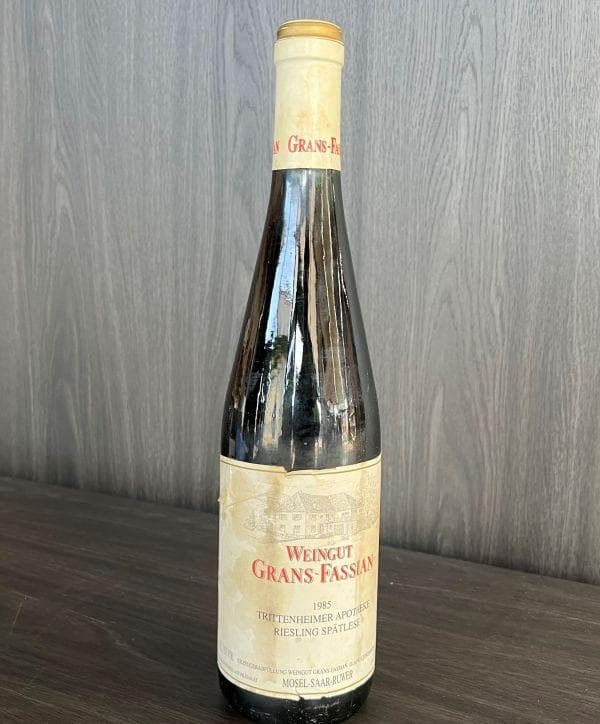 古酒・放出品！１９８５年★トリッテンハイマーアポケーテシュペートレーゼ★モーゼル