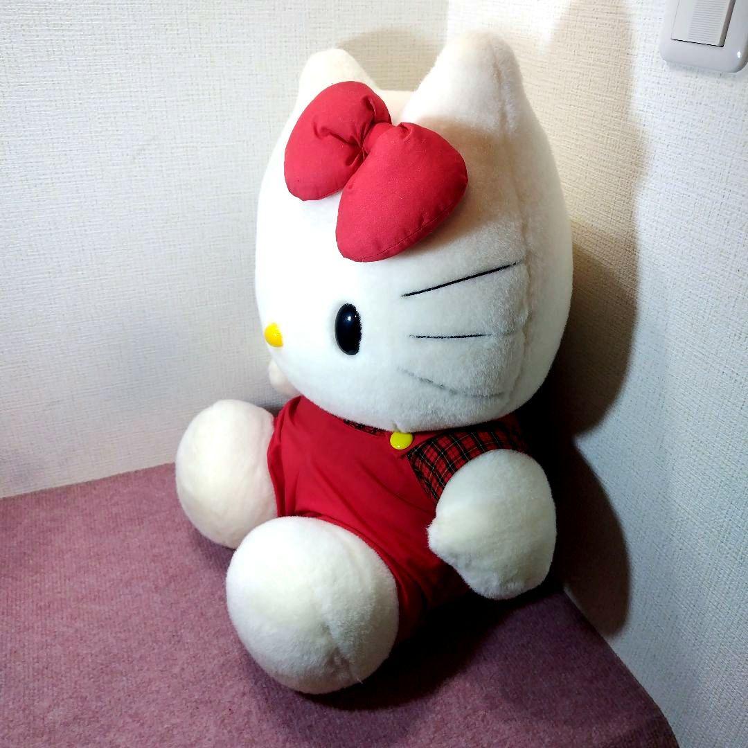 ✨HelloKitty✨ハローキティ✨オーバーオールぬいぐるみ✨LL✨日本製✨