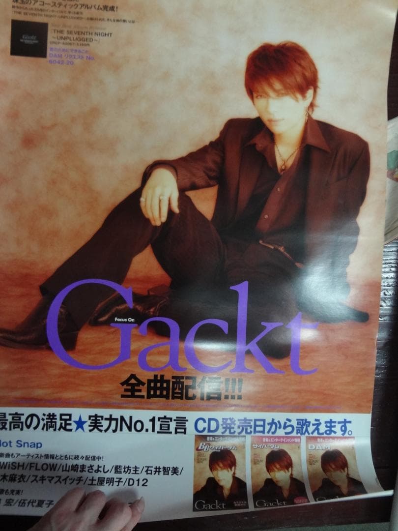 Gａｃｋｔ　ガクト　　入手困難非売品ポスター３０本まとめて