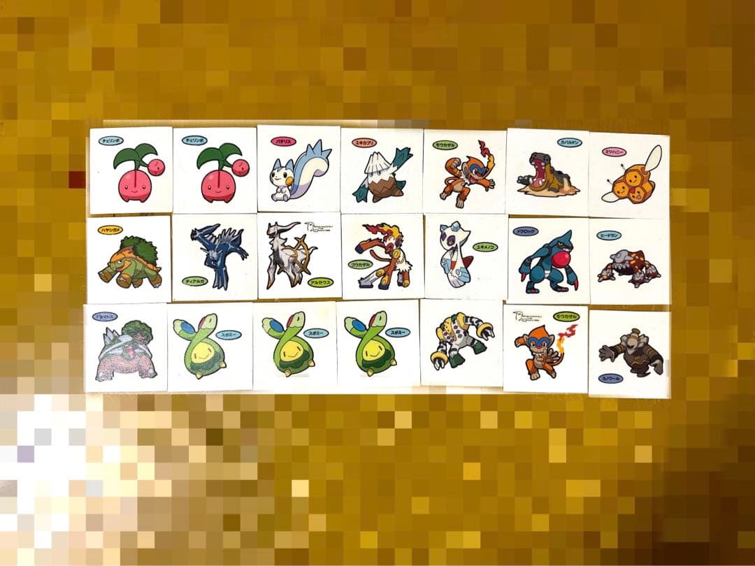 ポケモンパンシール180枚 1995年代から2010年代