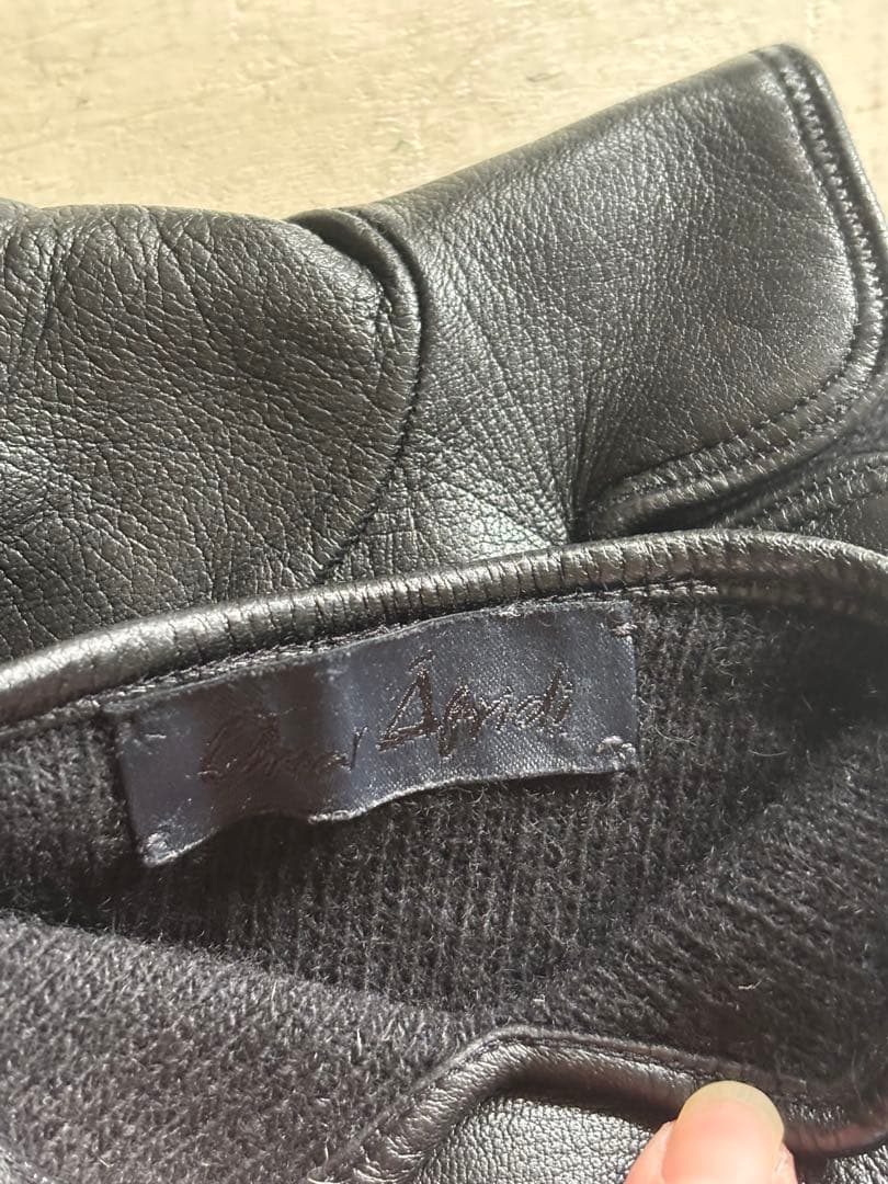 小物 OMAR AFRIDI CURVED GLOVES STEE