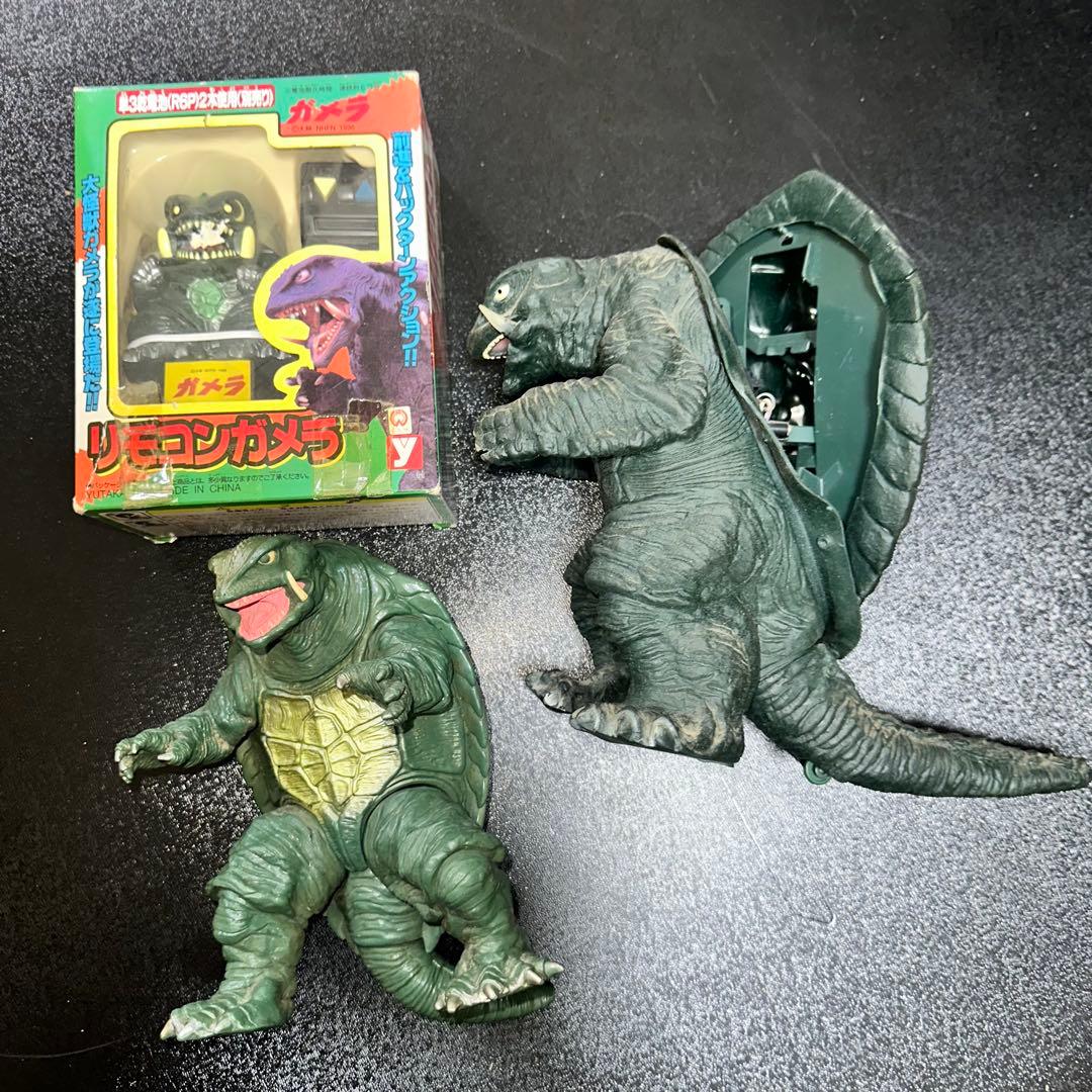 [G1083]ガメラ　ソフビ　リモコンガメラ
