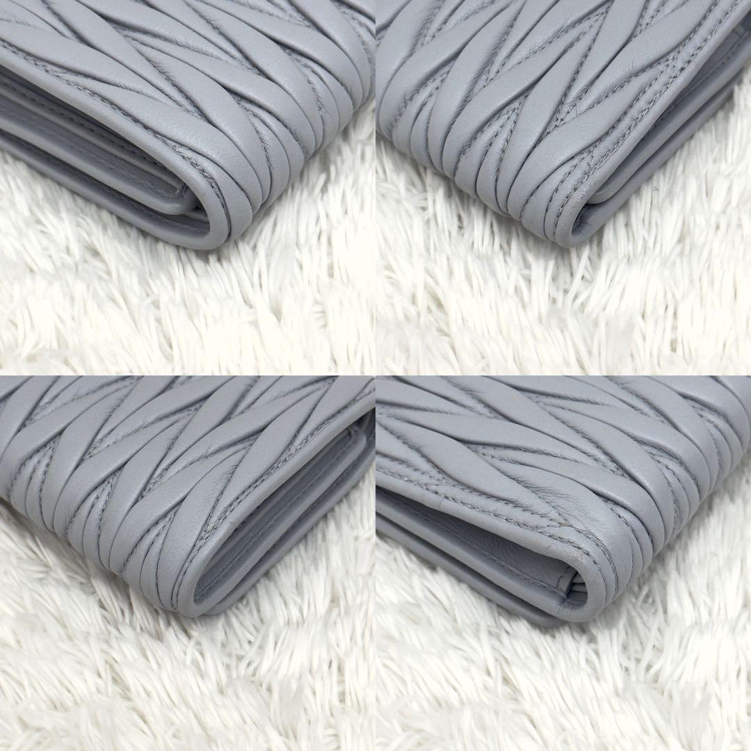 極上美品⭐️RFID内蔵 MIUMIU ミュウミュウ マテラッセ 財布 現行