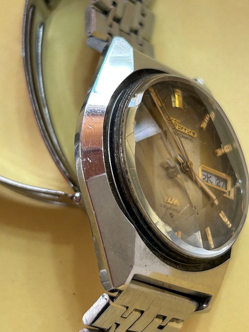 SEIKO ロードマチック　カットガラス 《ジャンク品》