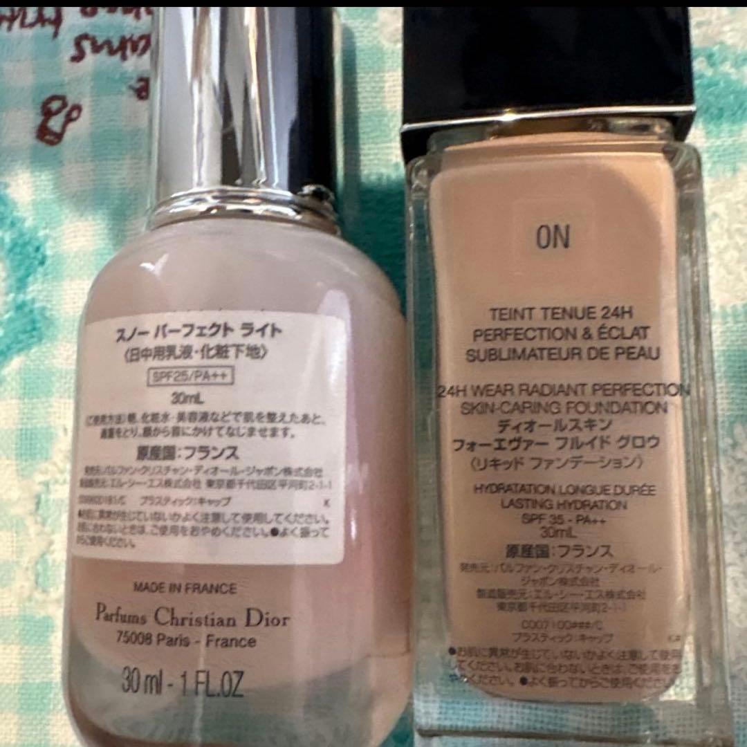 Dior Miss Dior SUQQU 化粧下地　ファンデーション