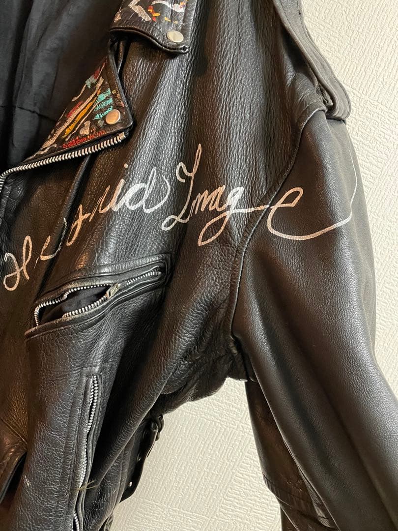 オーバーサイズ ダブルライダース ペイント