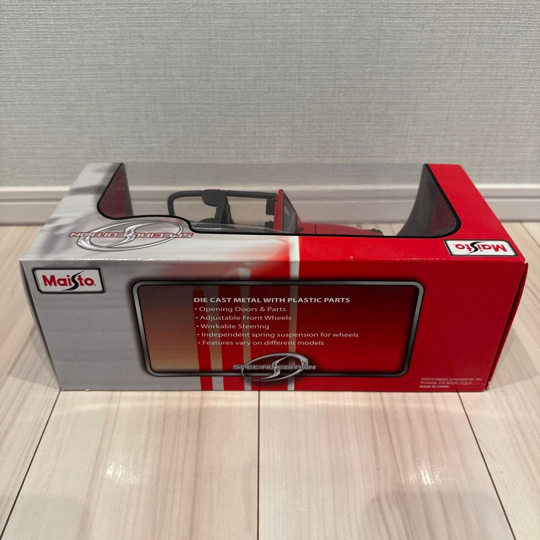 Maisto Jeep Rubicon レッド