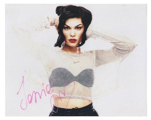 直筆サイン入り写真 ジェシー・J 歌手/フレームなし/SA鑑定済