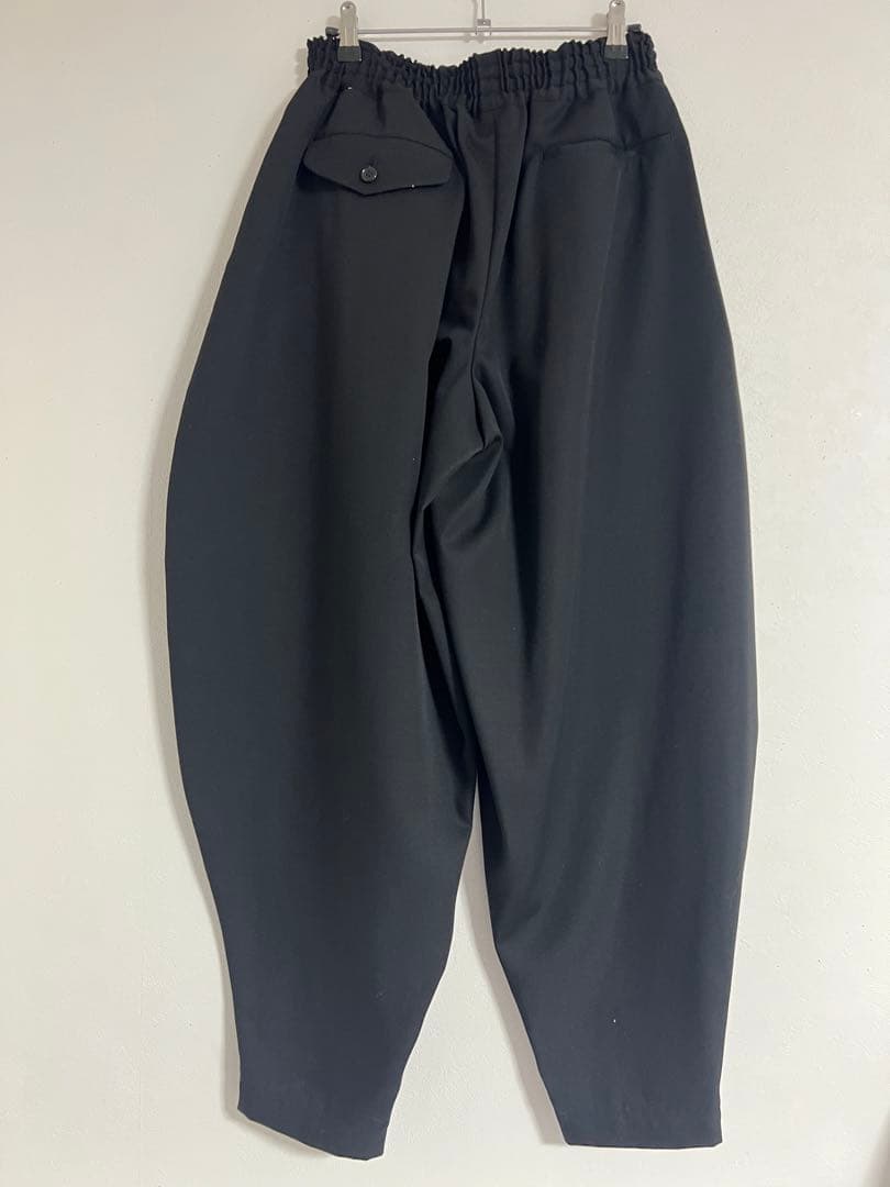 サルエルパンツ ブラック ゴムウエスト