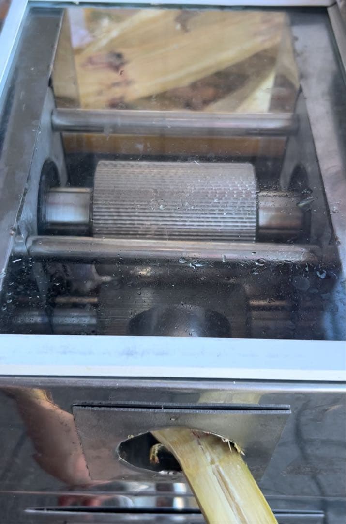 業務用 手動式/電動式 サトウキビジュースマシン（オーダーメイド）中古