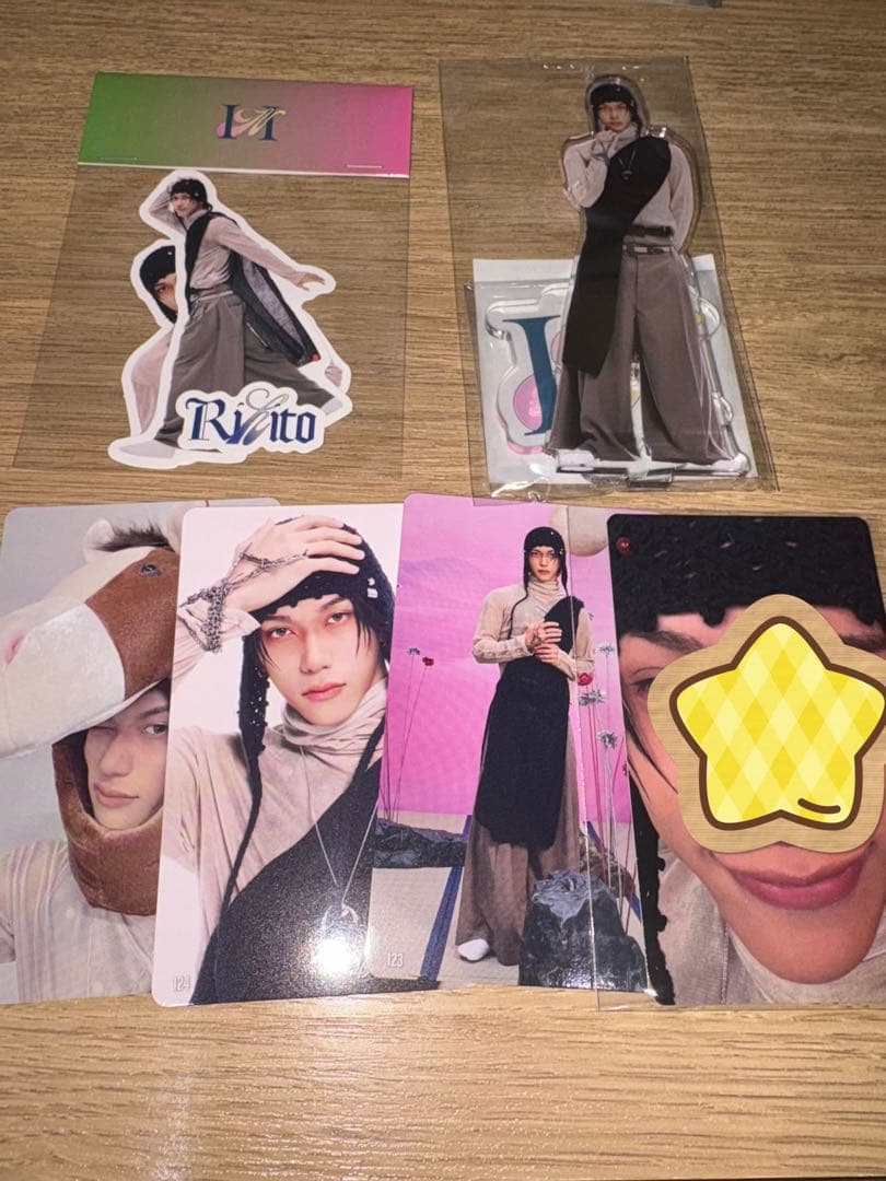 INI NewYear POP UP 池崎理人ネームキーホルダー トレカ コンプ