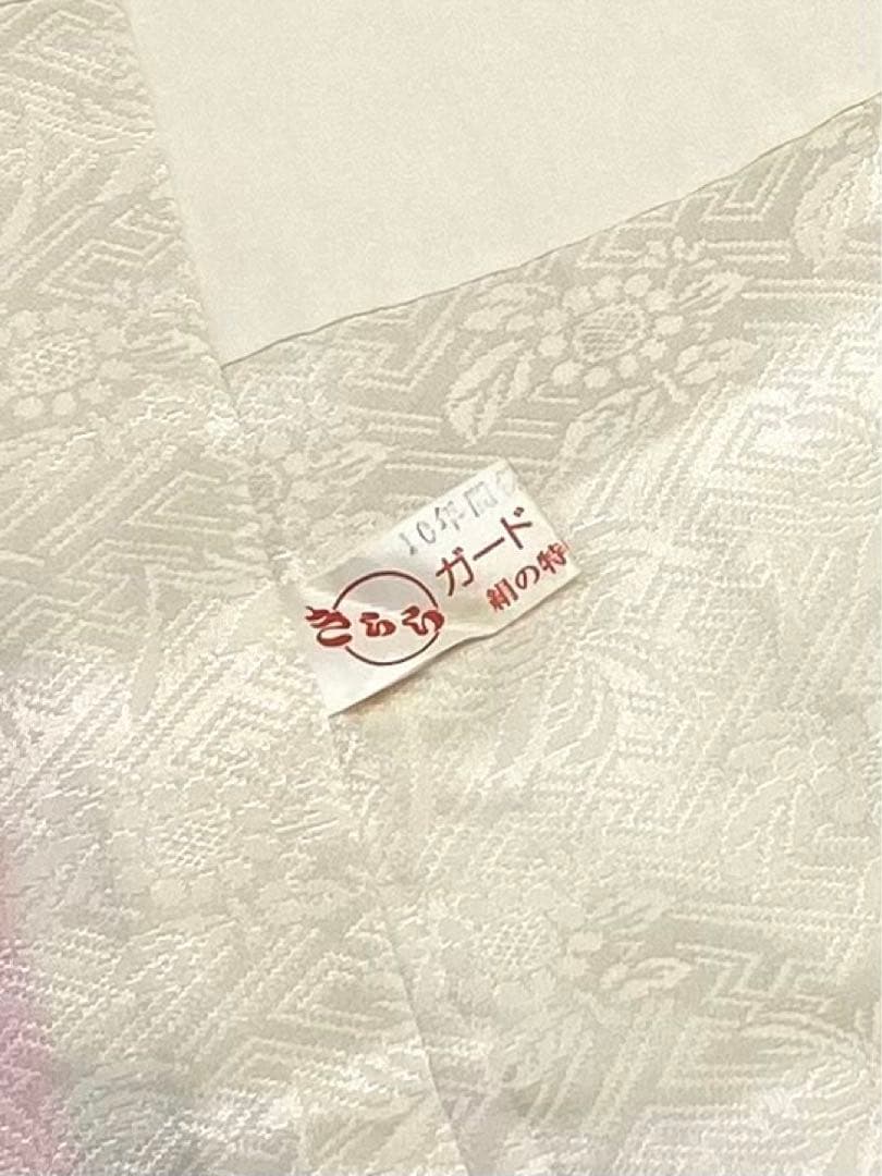 振袖 豪華 銀通し 刺繍 金彩 紋意匠 薔薇 百合 身丈161cm 撥水加工済