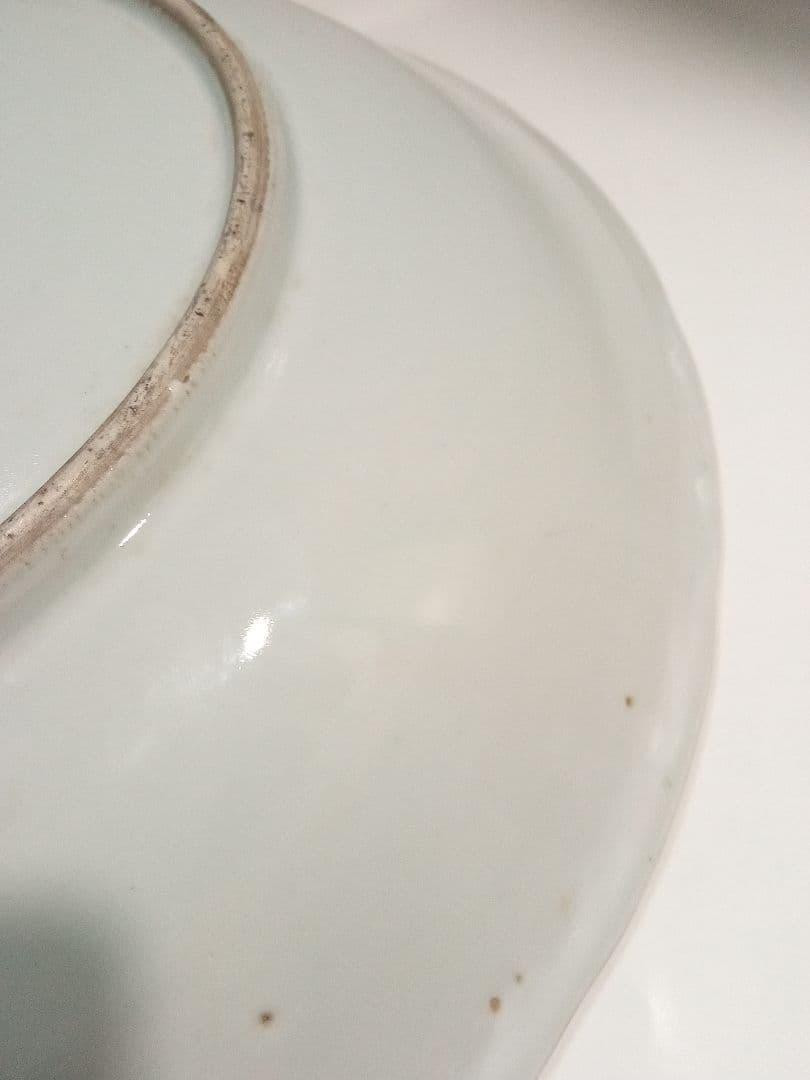 古伊万里　大皿　染付　山水　アンティーク