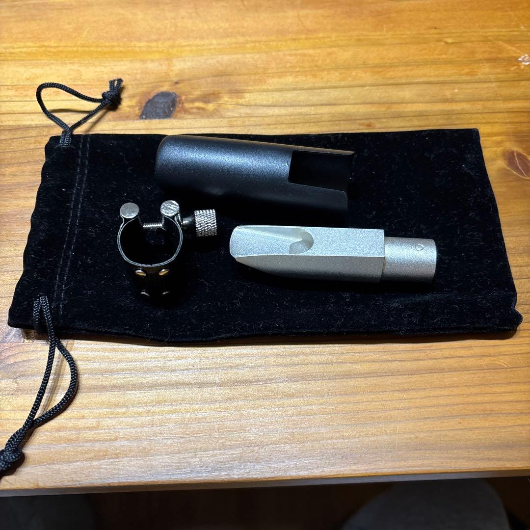 【美品】ソプラノサックス メタルマウスピース サイズ6