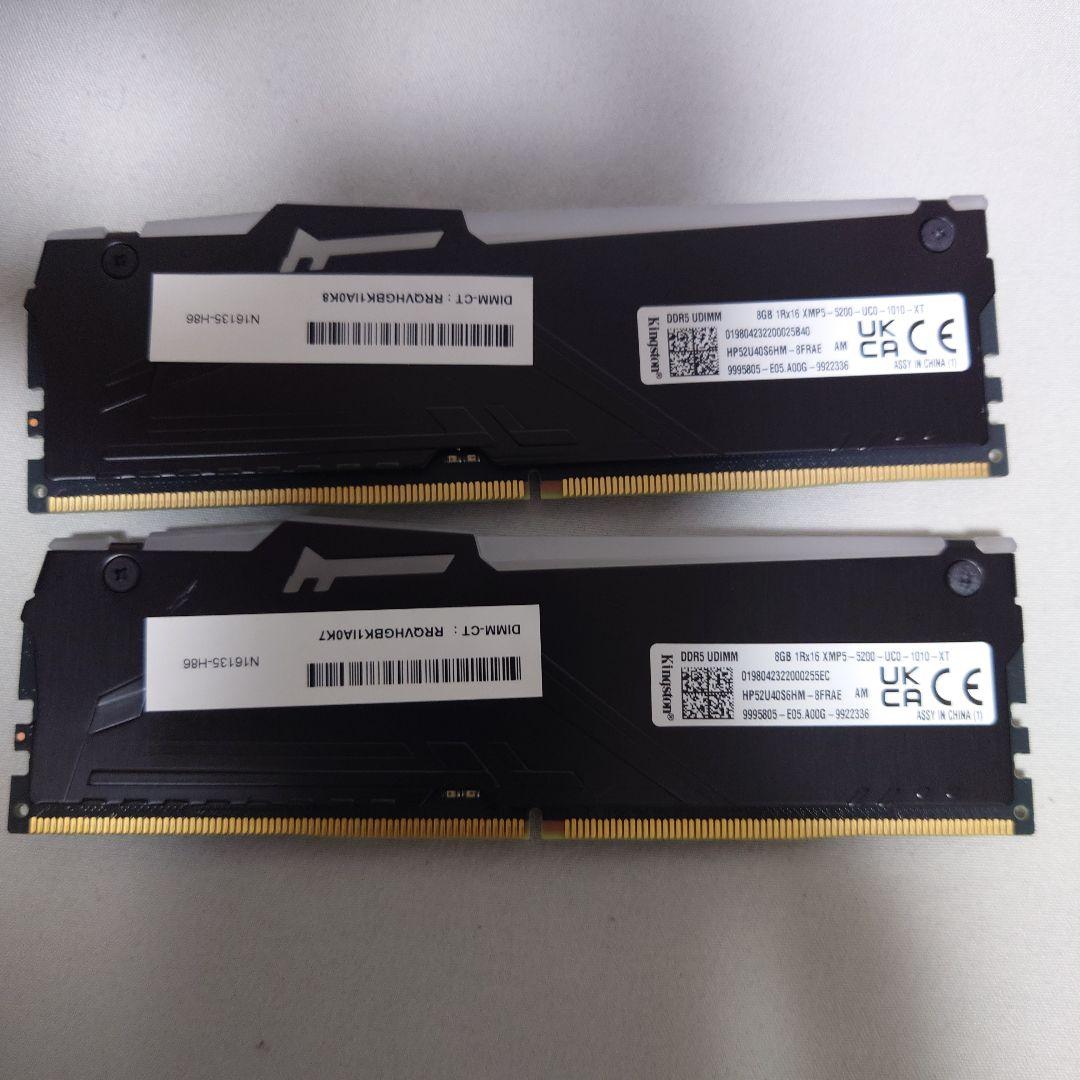 わ*わ様 kingston fury HP52U40S6HM-8FRAE ×2