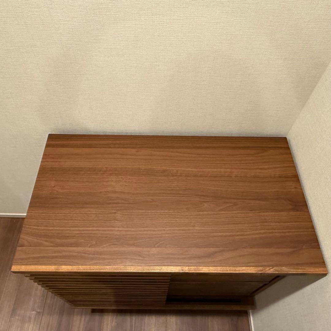 テレビ台　ハイタイプ　キャビネット　オーク