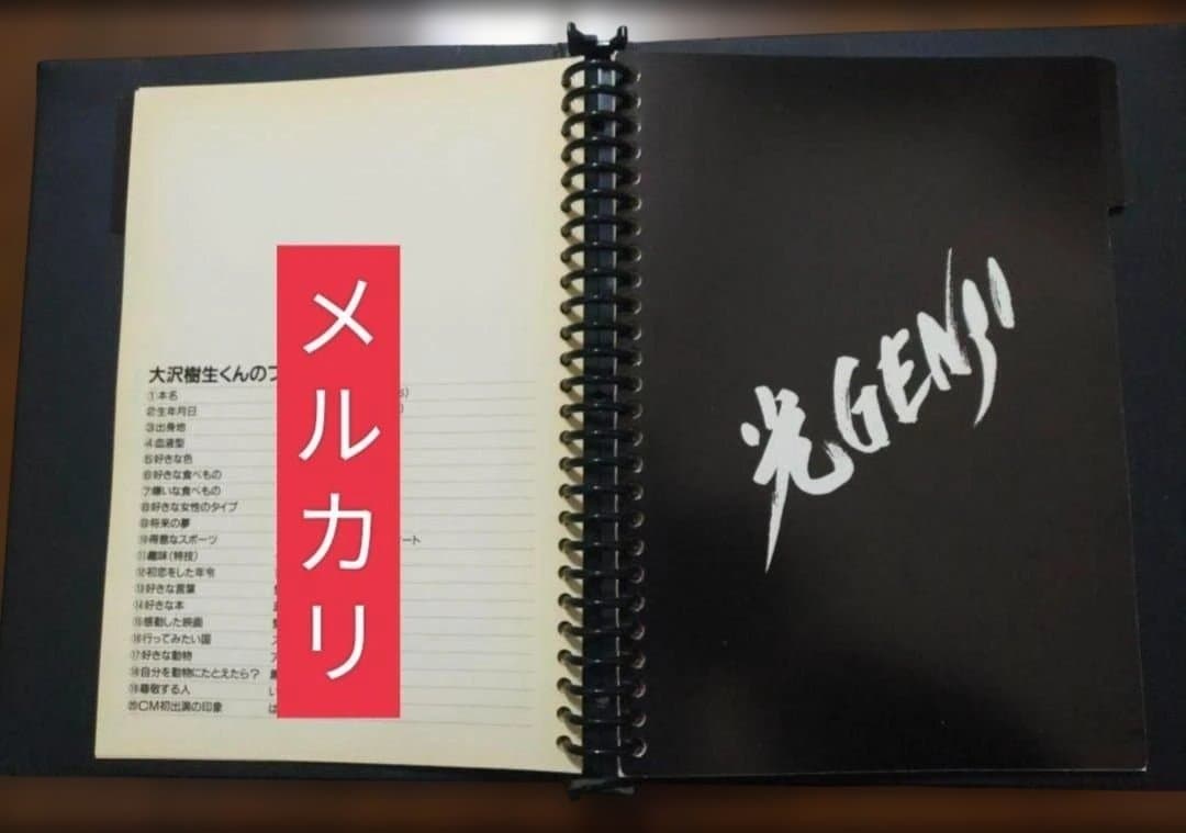 希少！！非売品！ 光GENJIエスキモーバインダー