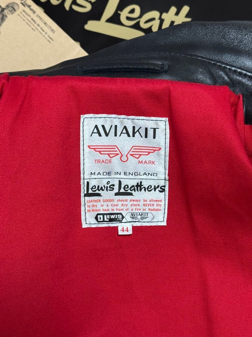 ルイスレザー　サイクロン　ラットランドシープ　44インチ