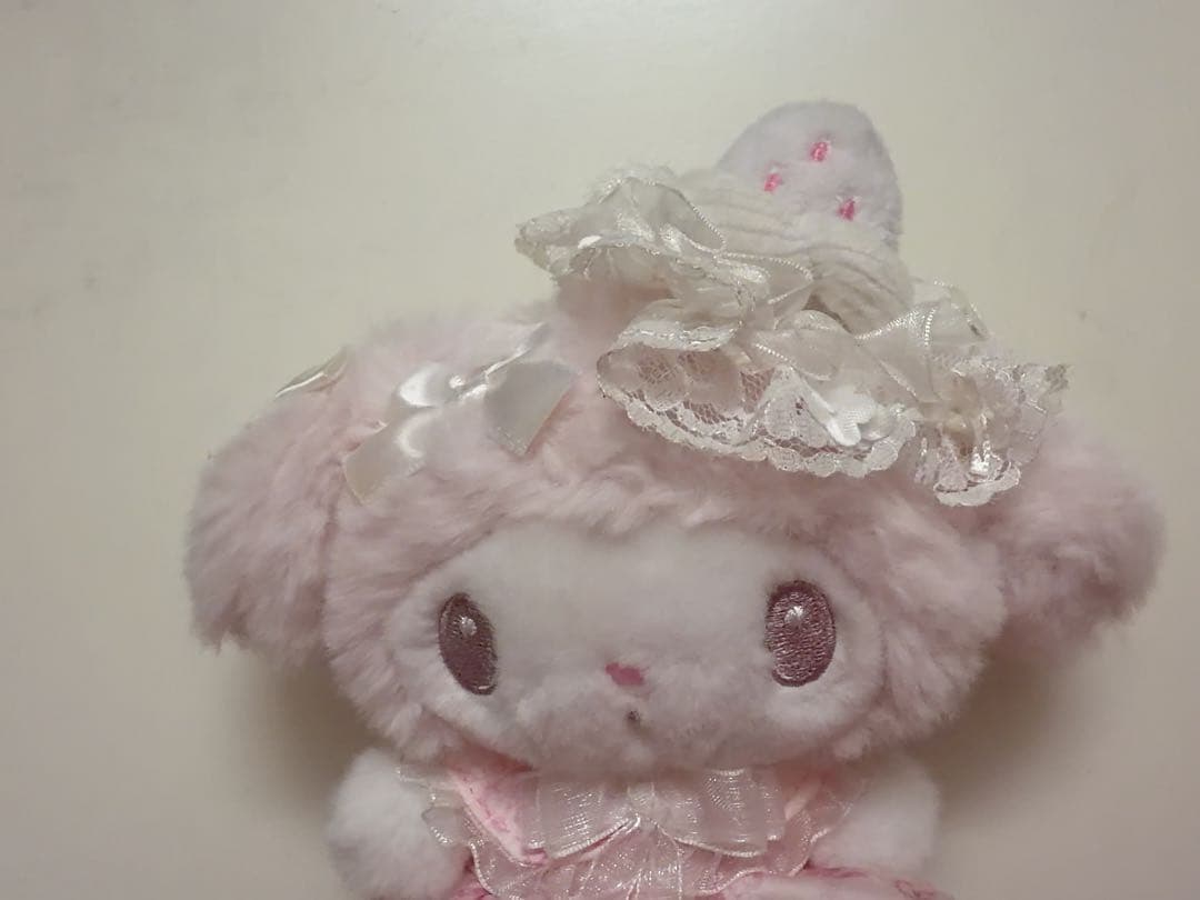 【土日限定値下げ】マイメロディ 白いちごのティータイム マスコット マイメロ