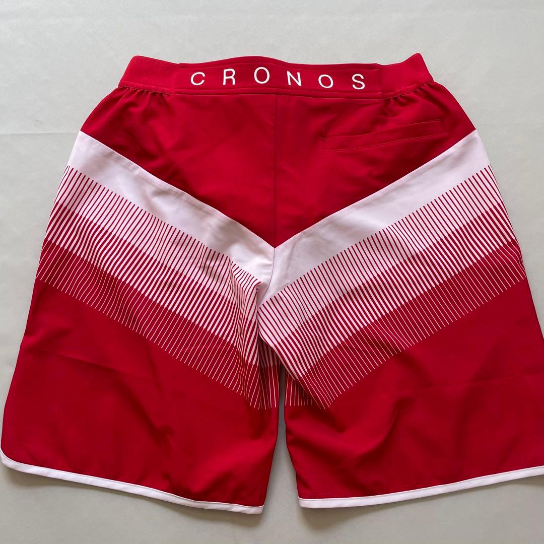 【極美品】CRONOS サーフパンツ レッド Lサイズ
