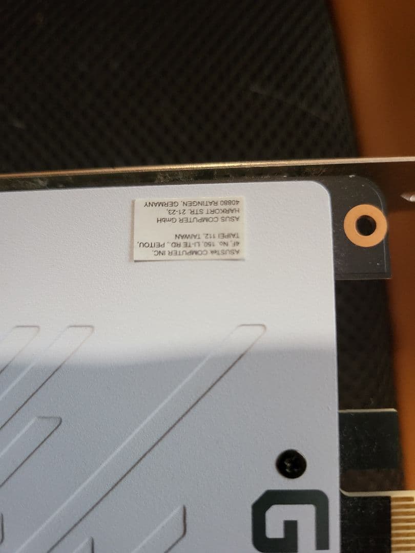 GeForce RTX　3080 rog white　nyo様分