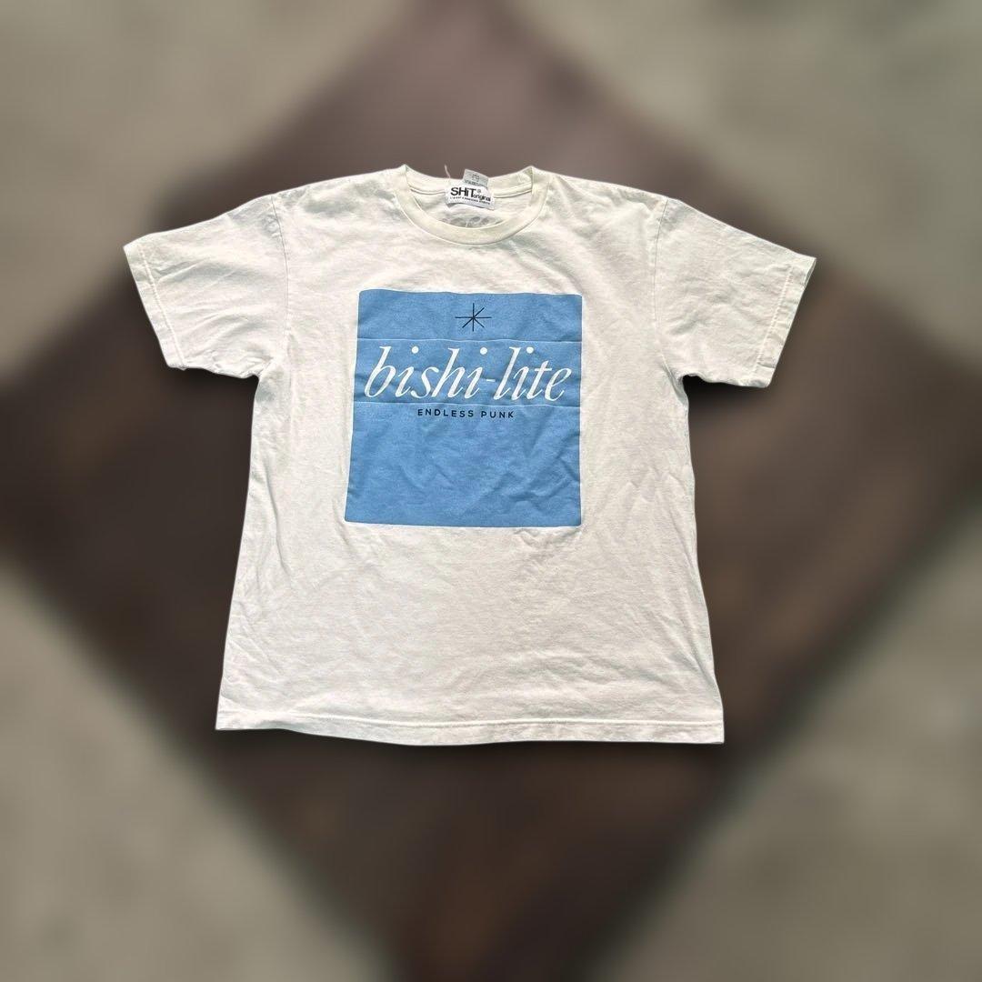 8SM1 BiSH bishi-lite Live Tシャツ　白　L 古着