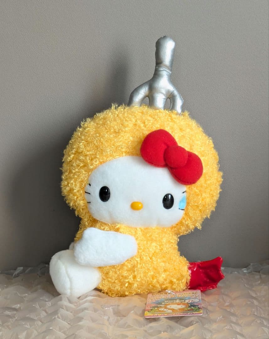 御当地キティ 名古屋限定 エビフライフォークキティ ぬいぐるみ