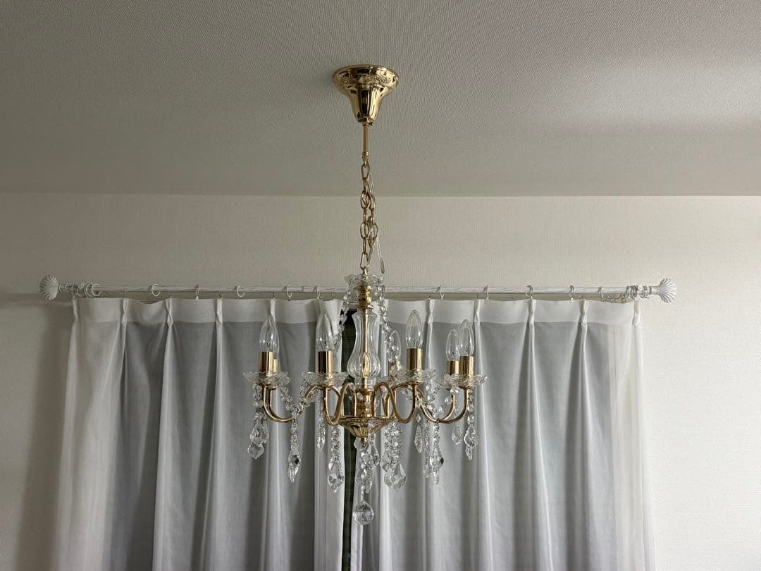 Francfranc シャンデリア ゴールド 8灯