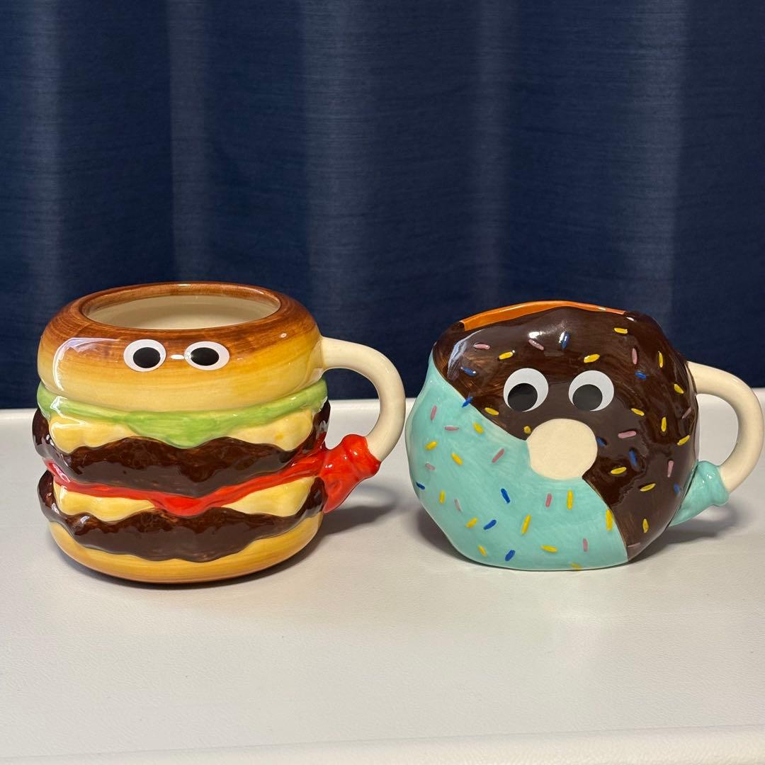 FLAVORS nikoand ハンバーガーマグ&ドーナツマグ　フレーバーズ