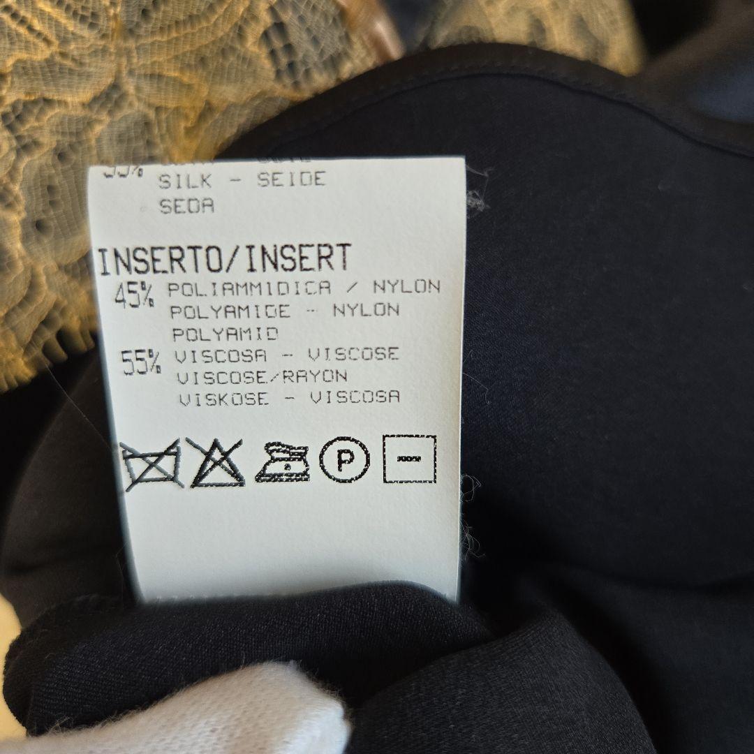 roberto cavalli 黒 レース 40 イタリア製