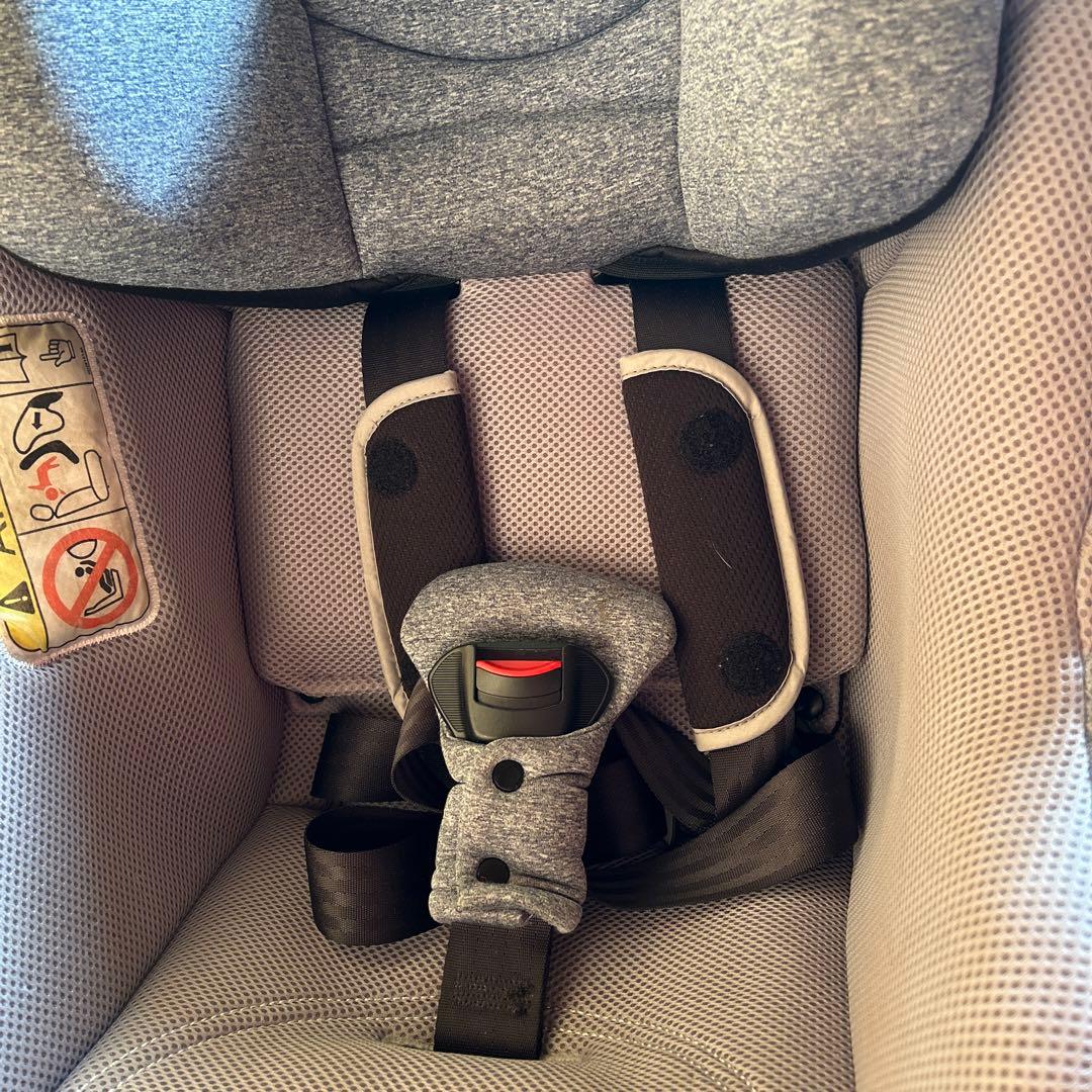 Aprica クルリカAC ISOFIX回転式チャイルドシート グレー　美品