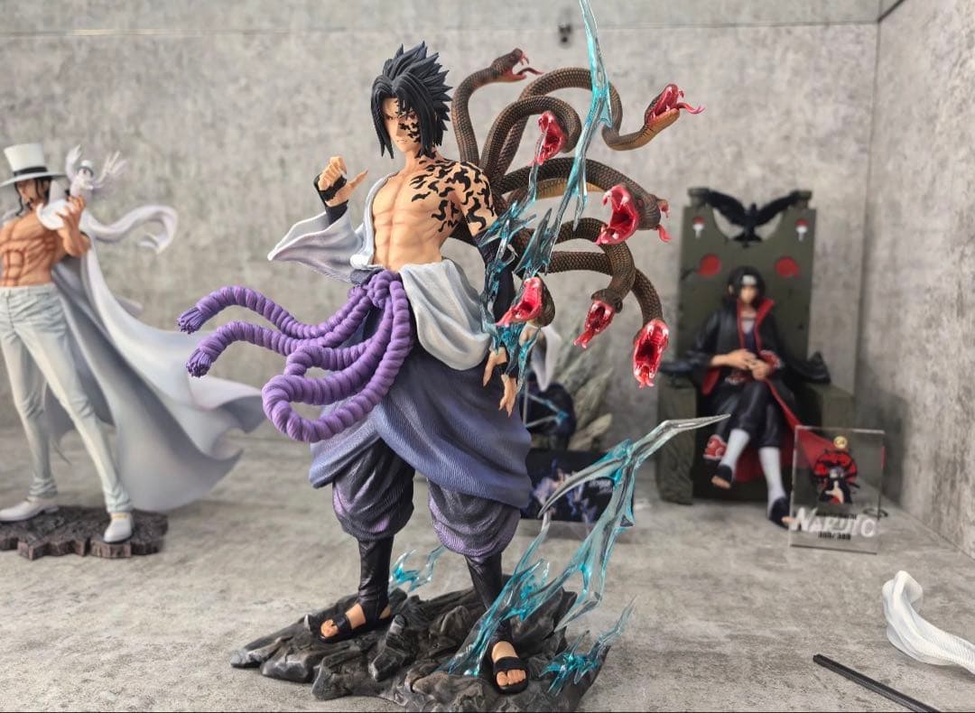 NARUTO ナルト うちはサスケ ガレージキット ガレキ スタチュー⑤②